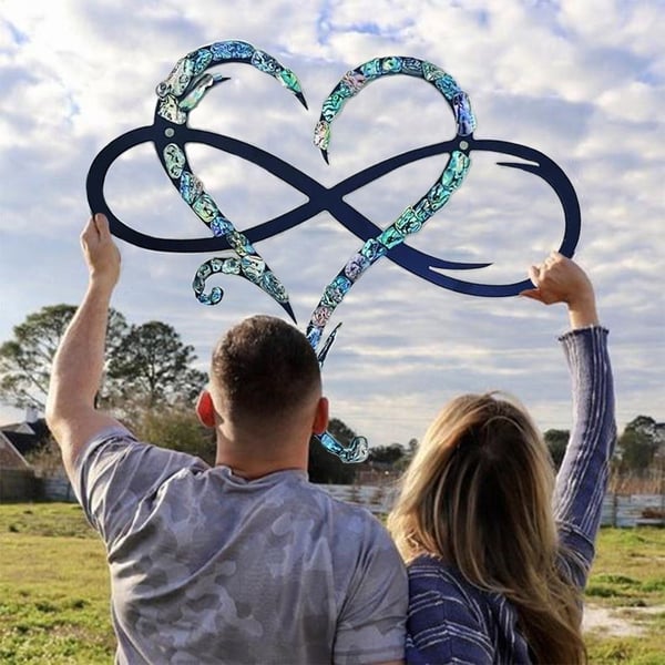 BowLift | Iron Wall Art with Infinity Heart - InfiniteHeart