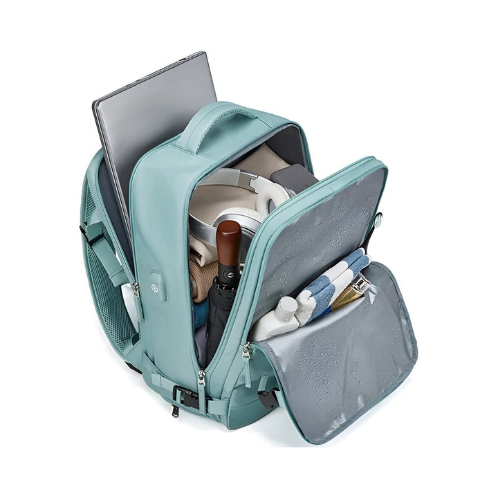 Travel backpack with USB port – Spacious compartment | Ideal for school and outdoor activities | Bowlift