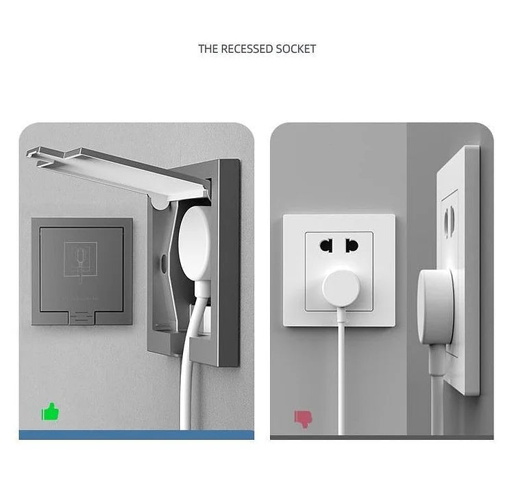 EU Hidden Socket with five holes, integrated household wall socket, five hole panel | Bowlift