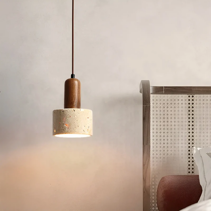 BowLift | Japanese Design Wabi-Sabi Ceiling Lamp - TranquilGlow