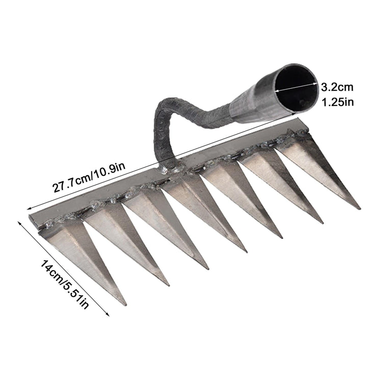 BowLift | RootRake Pro | Heavy-Duty Garden Rake for Landscaping