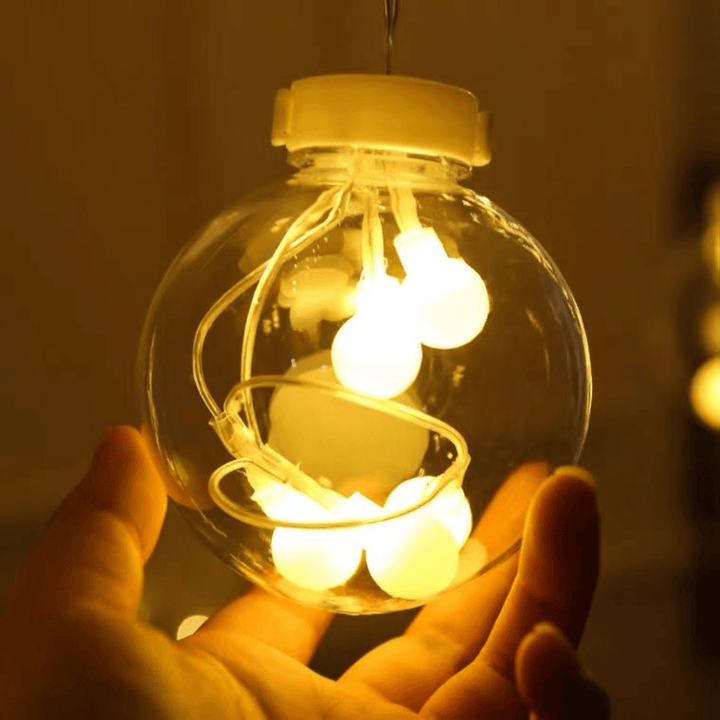 BowLift | Outdoor Solar Bubble String Lights – 8 Modes