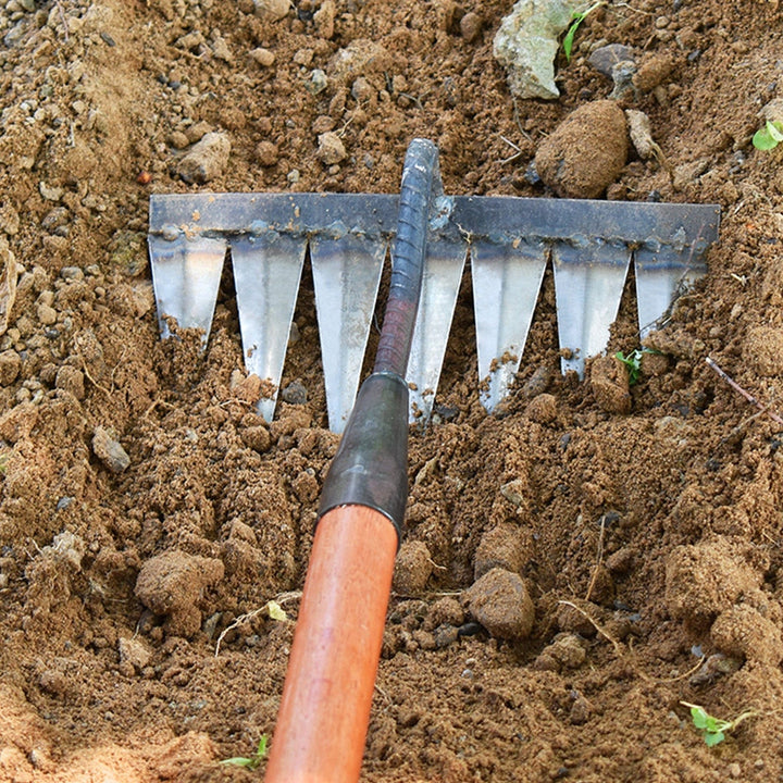BowLift | RootRake Pro | Heavy-Duty Garden Rake for Landscaping