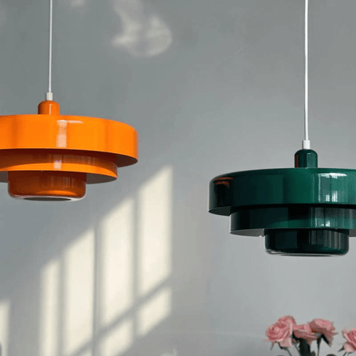 VintageGlow - Stylish LED Pendant Lamp for Living Room Bowlift