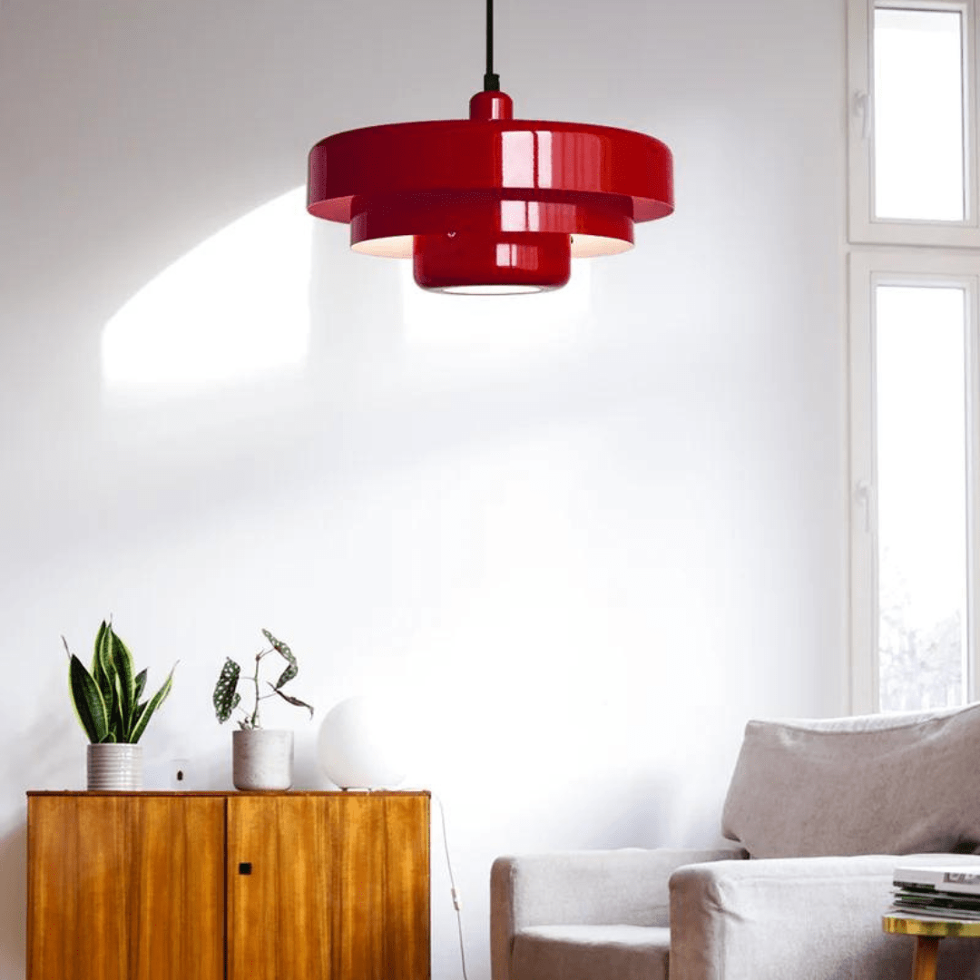 VintageGlow - Stylish LED Pendant Lamp for Living Room Bowlift