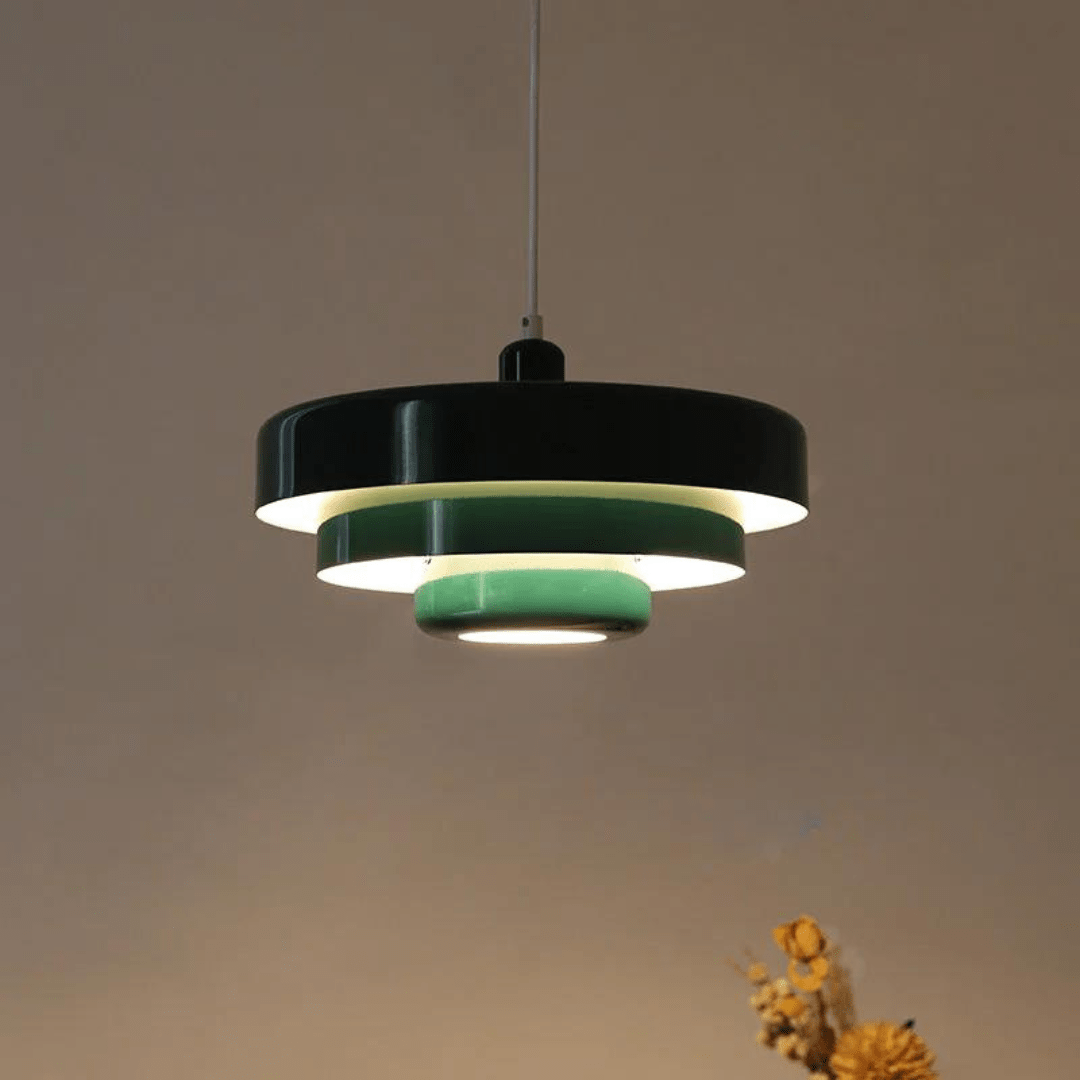 BowLift | VintageAura Bauhaus LED Pendant Lamp – Timeless Luxury Lighting