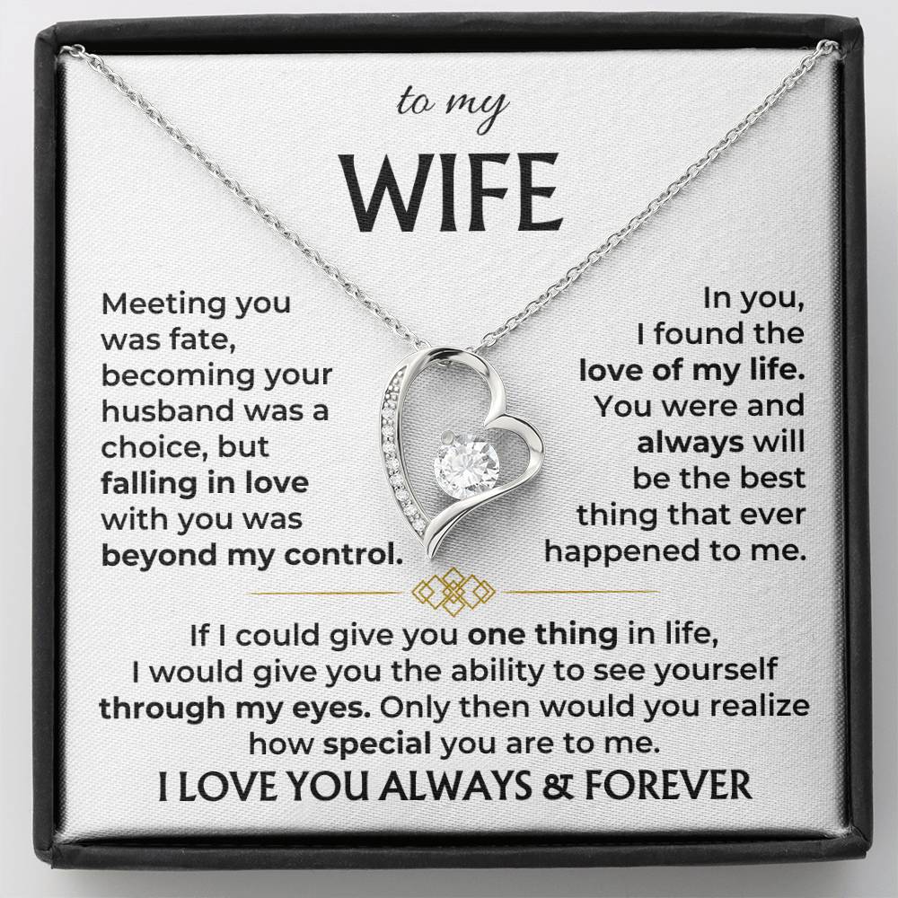 BowLift | Diamond Love - Loving necklace for your beloved wife