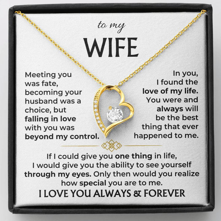 BowLift | Diamond Love - Loving necklace for your beloved wife