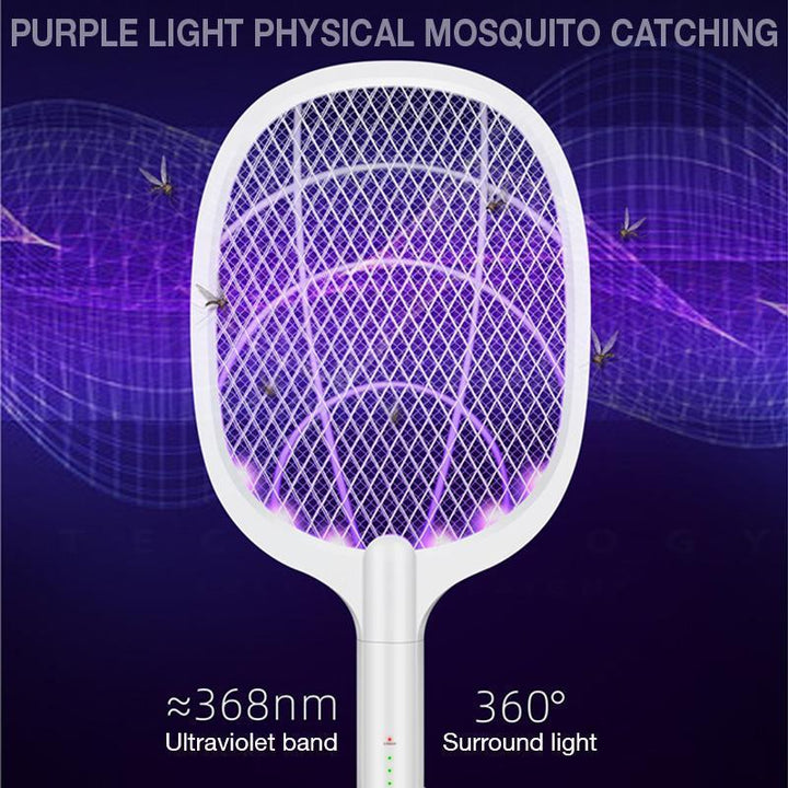 2-in-1 Electric Swatter & Night Mosquito Killing Lamp Bowlift