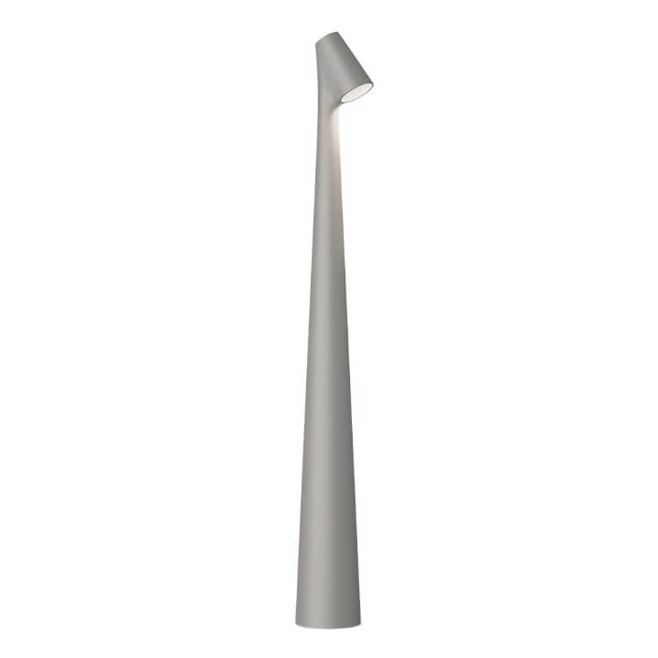 BowLift | Sculpting Table Lamp Wireless LED Lamp Solid Aluminium 10000mAh Battery 3-Level Dimming CRI 90 USB-C Charging Port Warm White 2700K