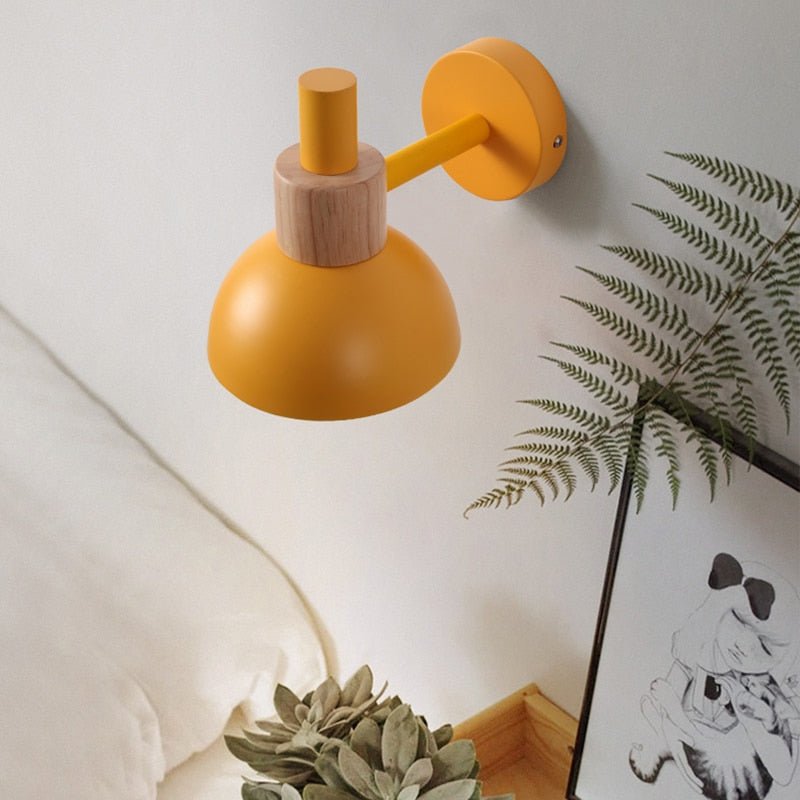 BowLift | ElmRadiance - Wood Wall Lamp