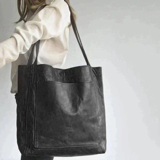 BowLift | Eva | Luxury Leather Handbag for Women – Elegant Everyday Shoulder Bag with Inner Compartments