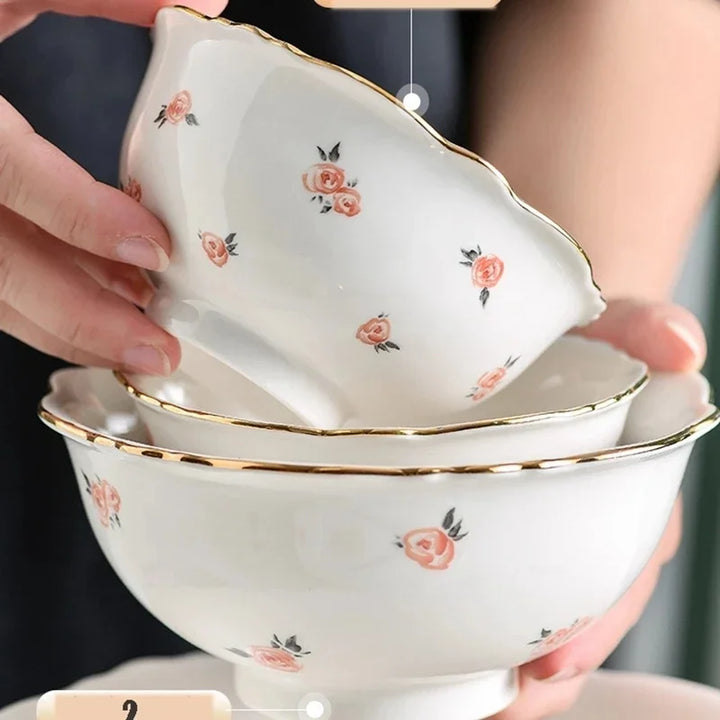 Kawaii Scoop Plate Ceramic Bowl Salad Spoon Steak Plate Dinnerware | Bowlift