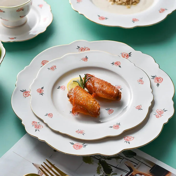 Kawaii Scoop Plate Ceramic Bowl Salad Spoon Steak Plate Dinnerware | Bowlift