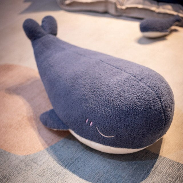 BowLift | Adorable Fluffy Blue Whale Plushie