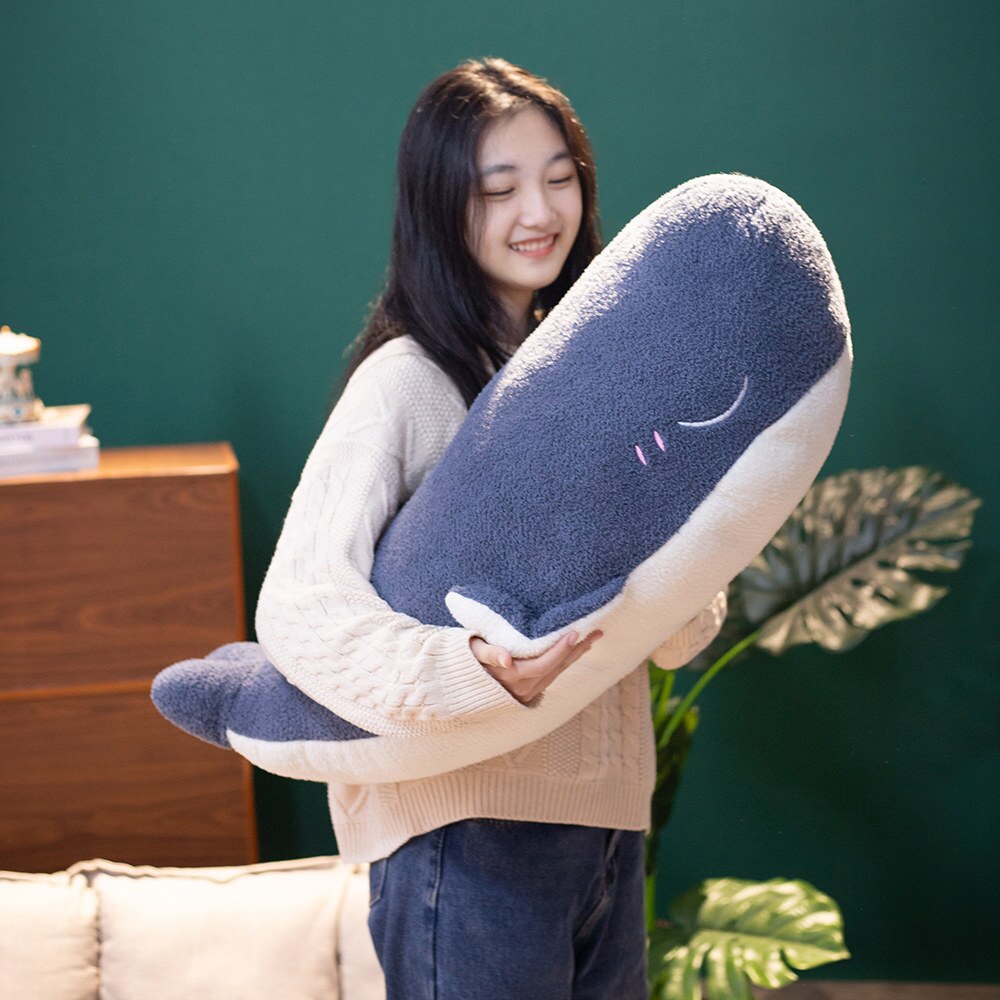 BowLift | Adorable Fluffy Blue Whale Plushie