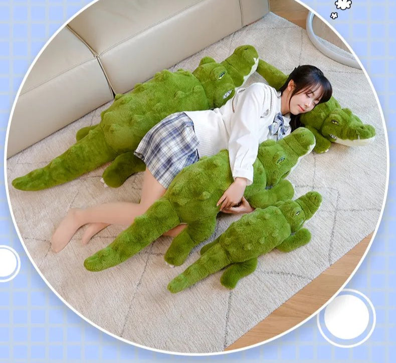 BowLift | Angry Giant Green Crocodile Plushies