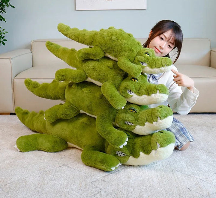 BowLift | Angry Giant Green Crocodile Plushies
