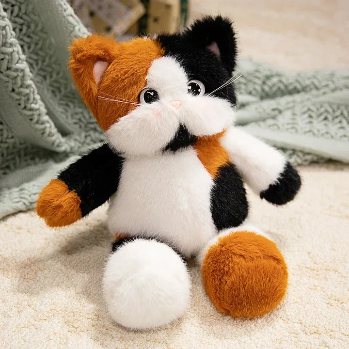 BowLift | Big-eyed Calico Siamese Cat Plush Friends