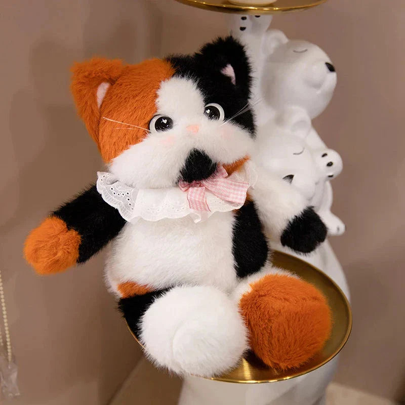 BowLift | Big-eyed Calico Siamese Cat Plush Friends