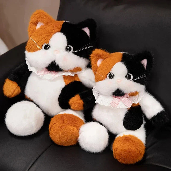 BowLift | Big-eyed Calico Siamese Cat Plush Friends