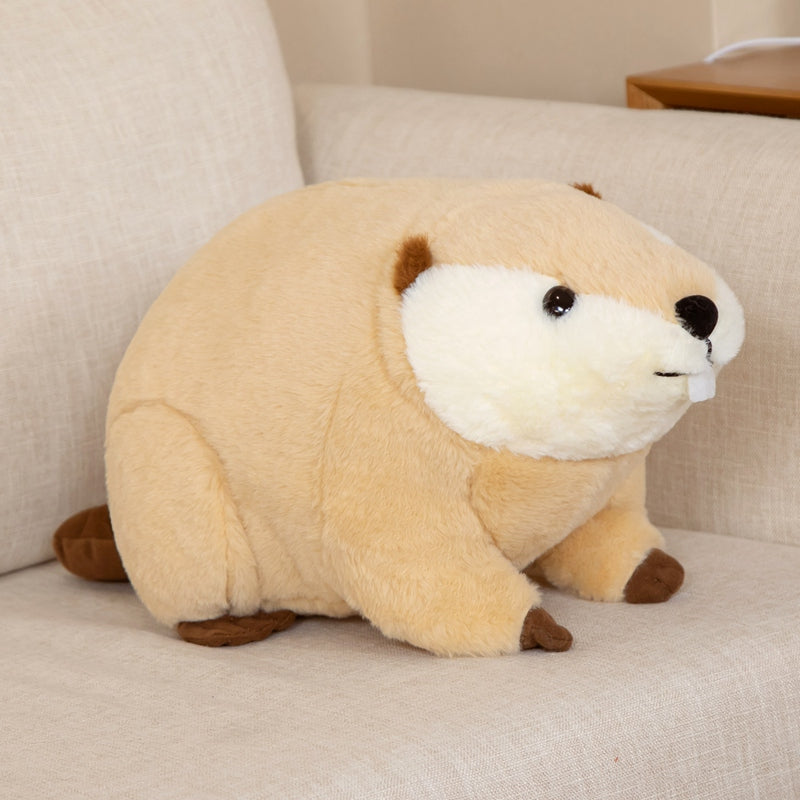 BowLift | Billy & Willy the Fluffy Brown Beaver Plushie