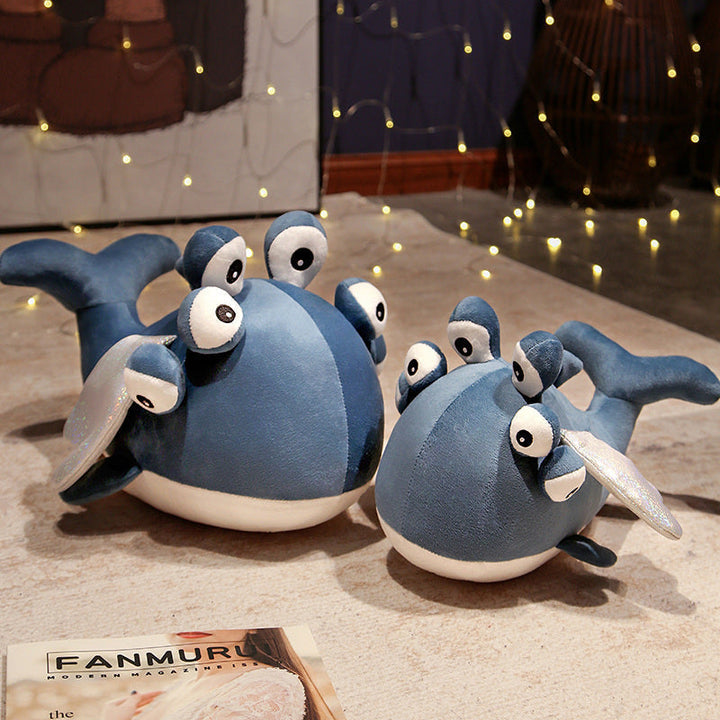 BowLift | Blue Alien Whale with Wings Plushie