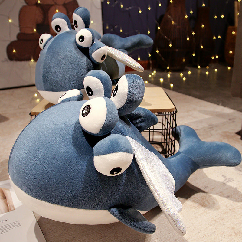 BowLift | Blue Alien Whale with Wings Plushie
