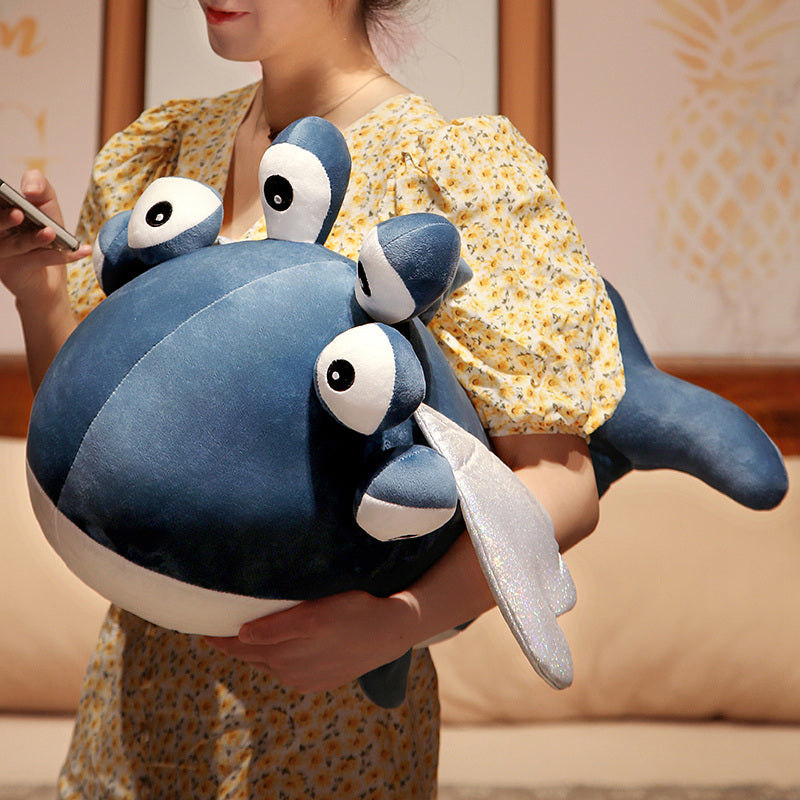 BowLift | Blue Alien Whale with Wings Plushie