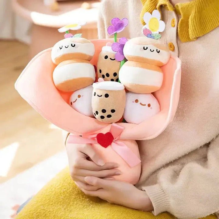 BowLift | Boba Bubble Tea Flower Bouquet Plushie