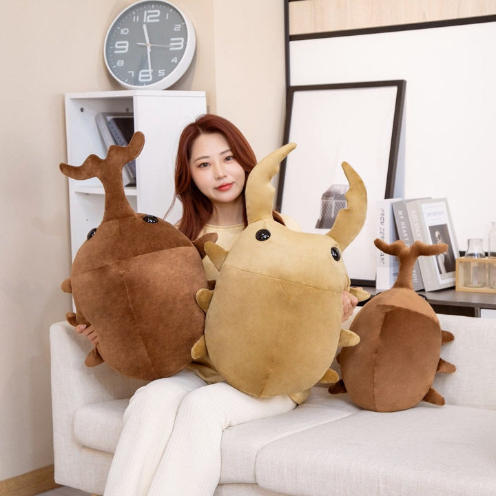 BowLift | Brown Kawaii Dung Beetles Plushies