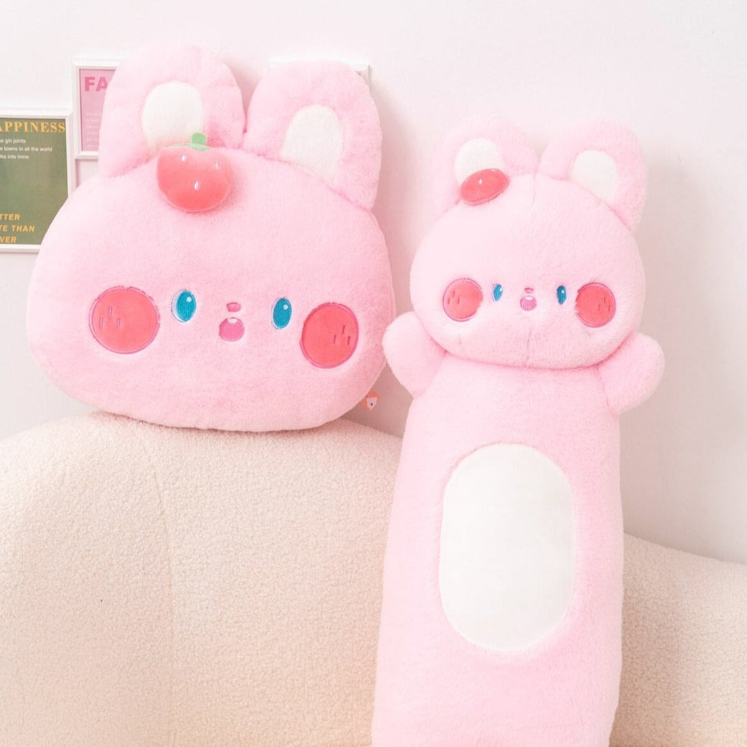 BowLift | Buttons the Fluffy Pink Bunny Plushie