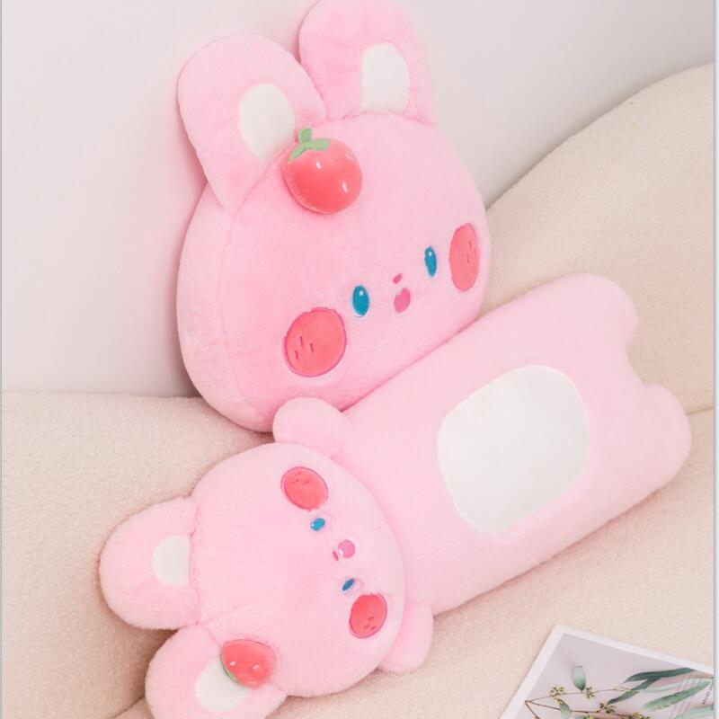 BowLift | Buttons the Fluffy Pink Bunny Plushie