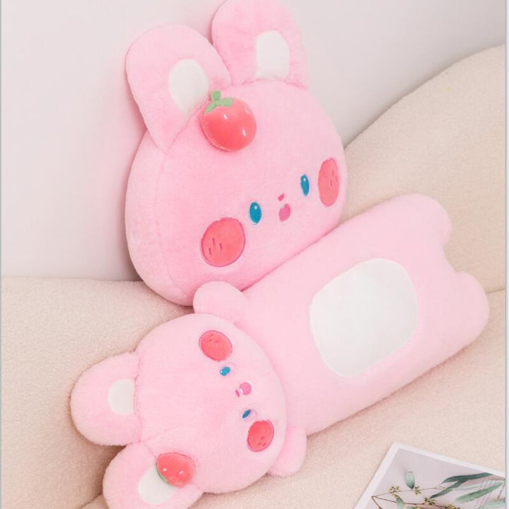 BowLift | Buttons the Fluffy Pink Bunny Plushie