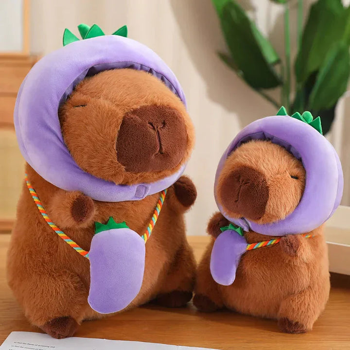 BowLift | Capybara with Vegetable Hats Plushie