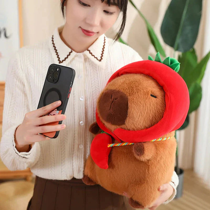 BowLift | Capybara with Vegetable Hats Plushie