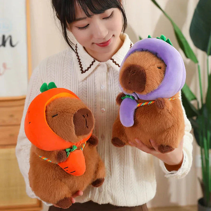 BowLift | Capybara with Vegetable Hats Plushie