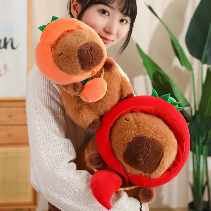 BowLift | Capybara with Vegetable Hats Plushie