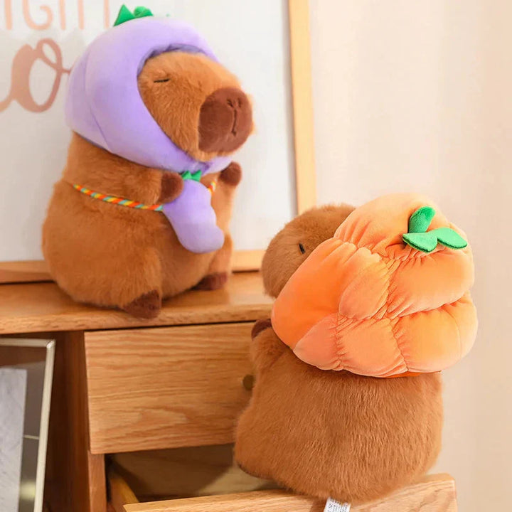 BowLift | Capybara with Vegetable Hats Plushie