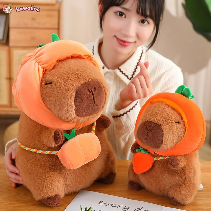 BowLift | Capybara with Vegetable Hats Plushie