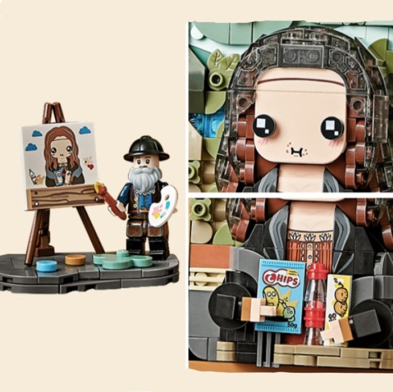 BowLift | Caricature Famous Paintings Micro Building Blocks
