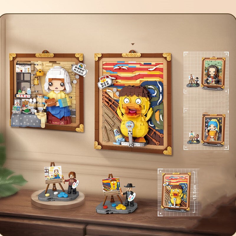 BowLift | Caricature Famous Paintings Micro Building Blocks