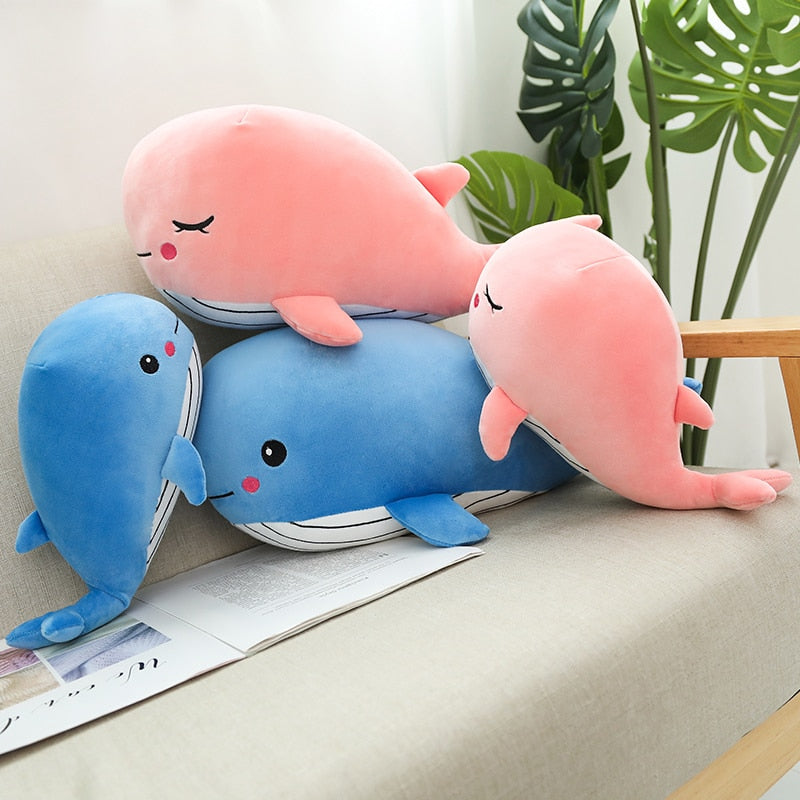 BowLift | Cheerful Chonky Plumpy Pink Blue Whale