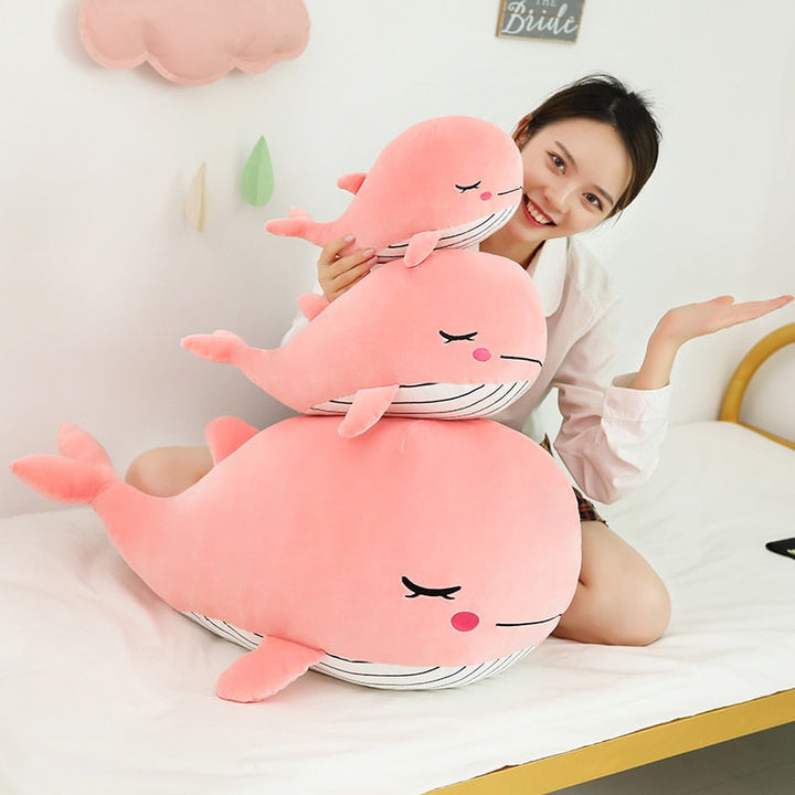 BowLift | Cheerful Chonky Plumpy Pink Blue Whale
