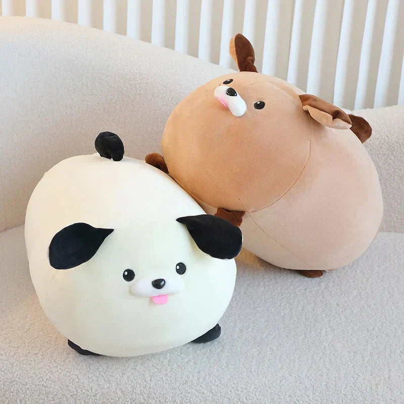 BowLift | Cheerful White Brown Dog Plushies