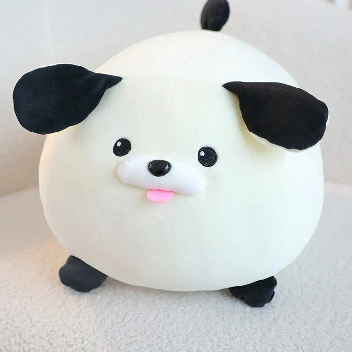 BowLift | Cheerful White Brown Dog Plushies