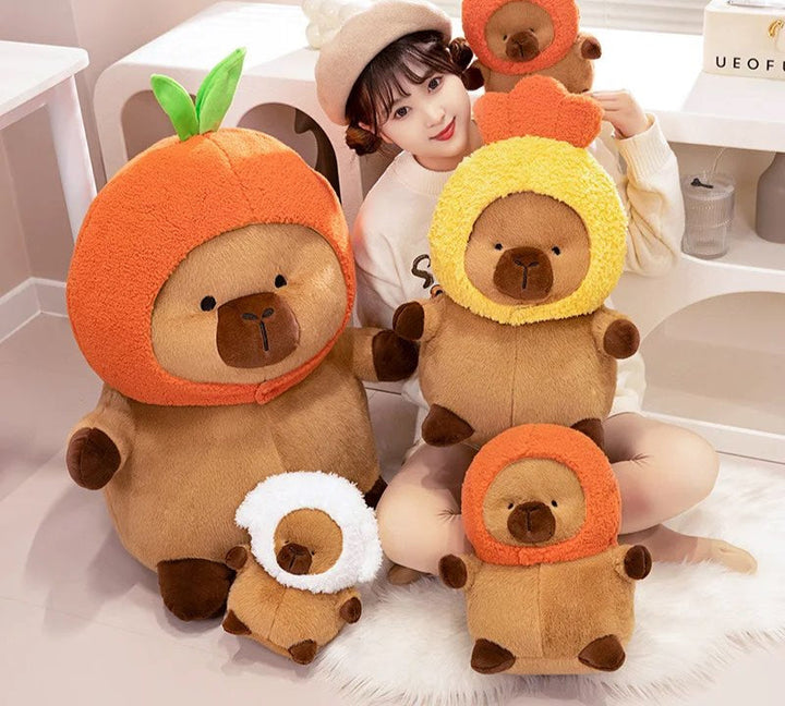 BowLift | Chubby Capybara Plushie With Hat