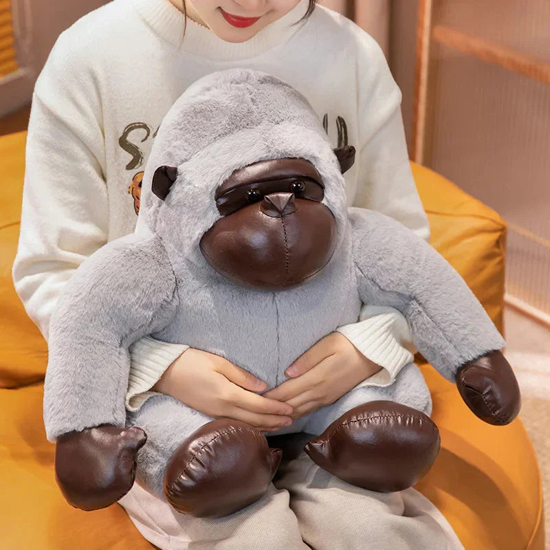 BowLift | Chunky Black Silver Gorilla Ape Plushies
