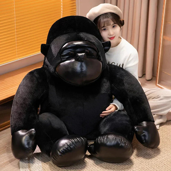 BowLift | Chunky Black Silver Gorilla Ape Plushies