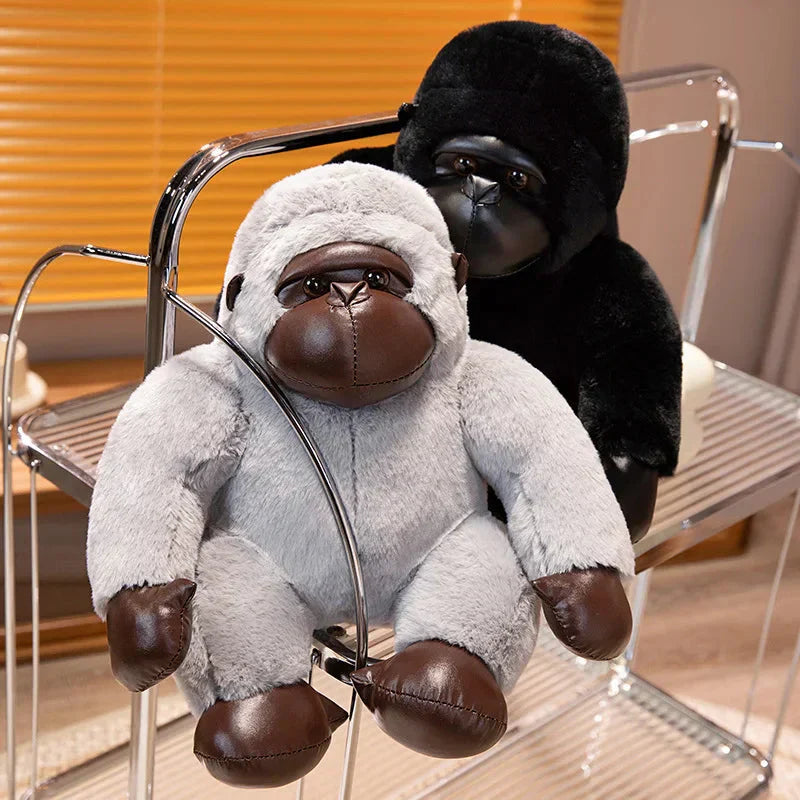 BowLift | Chunky Black Silver Gorilla Ape Plushies
